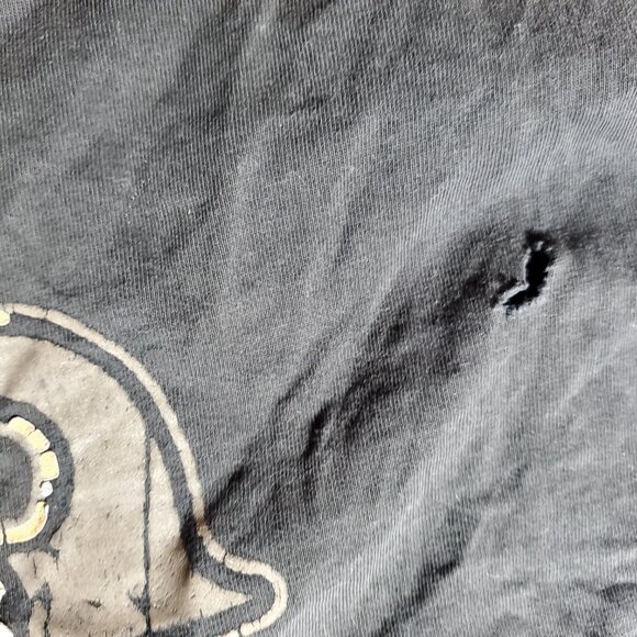 Old Retro Johnny Blaze XL T-shirt used grunge distressed style black tee Men - Picture 5 of 15